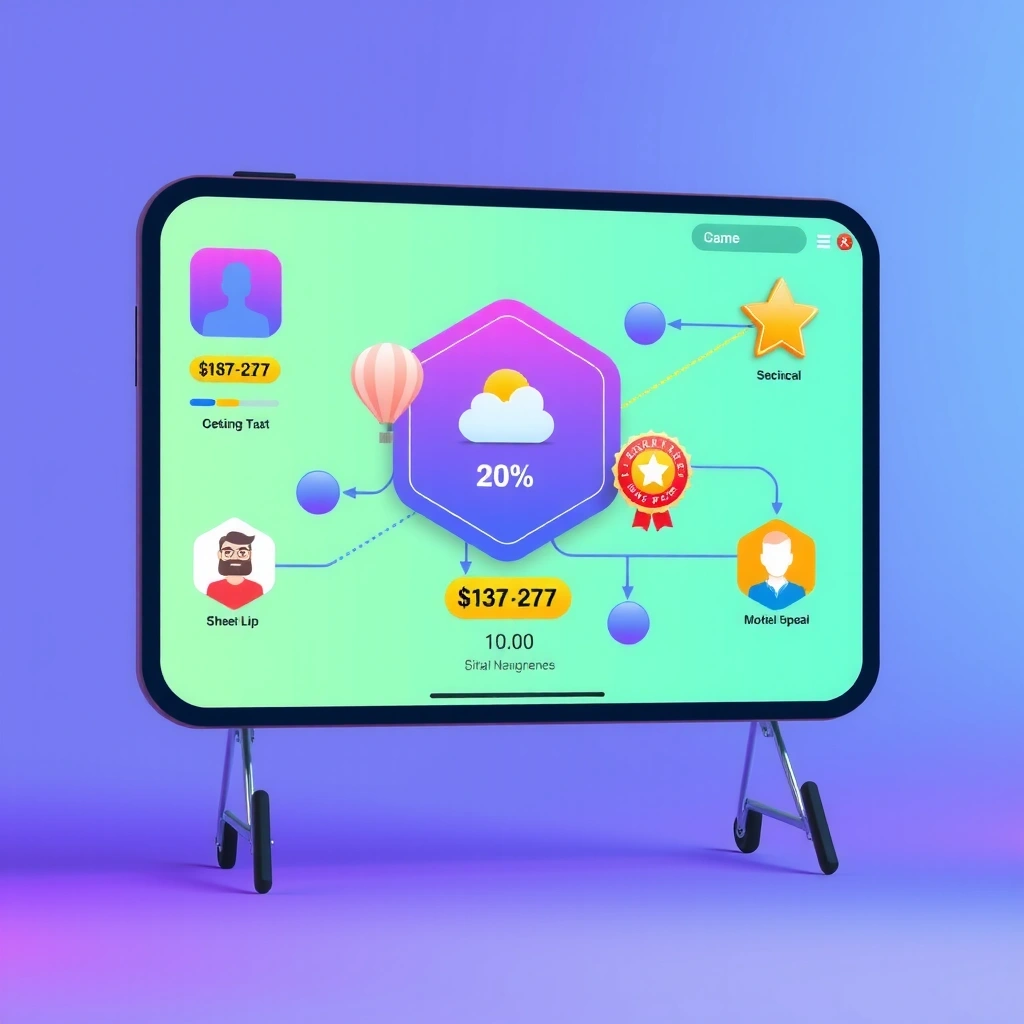 Interactive entertainment platform with gamification elements